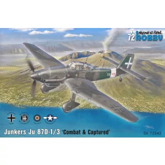   Special Hobby - Junkers Ju 87D-1/3 'Combat & Captured' repülő makett