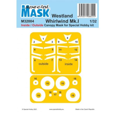 Special Hobby Westland Whirlwind Mk.I Inside/Outside (Special Hobby) maszkoló