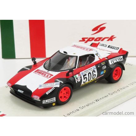 SPARK-MODEL LANCIA STRATOS N 506 WINNER GIRO D'ITALIA 1978 A.PIANTA