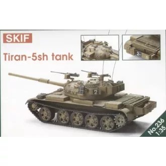 Skif Tiran-5Sh tank 1:35 harcjármű makett