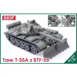 Skif T-55 Tank with BTU-55 1:35 harcjármű makett