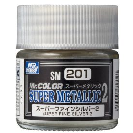 Mr. Color Super Metallic 2 SM-201 - Super Fine Silver 2