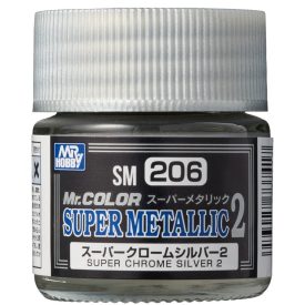 Mr. Color Super Metallic 2 SM-206 - Super Chrome Silver 2