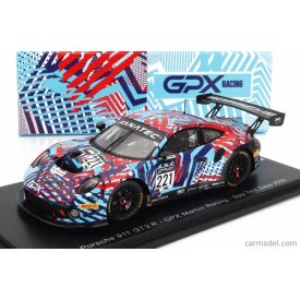   SPARK MODEL PORSCHE 911 991-2 GT3 R TEAM GPX MARTINI RACING N 221 TEST DAYS 24h SPA 2022 R.LIETZ - M.CHRISTENSEN - K.ESTRE