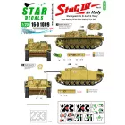 Star Decals StuG III in Italy # 1. Panzer Abteilung 103 and Panzer Abteilung 115 in 1943 matrica