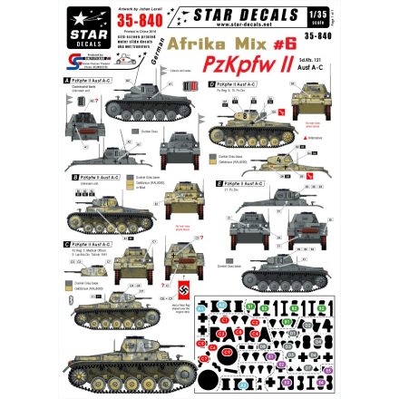 Star Decals German DAK/Afrika Korps Mix # 6 matrica