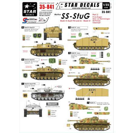Star Decals Waffen-SS Sturmgeschutz/StuG.# 2 matrica