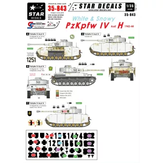Star Decals White and Snowy Pz.Kpfw.IV Ausf.H matrica