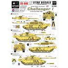 Star Decals Challenger I in the Gulf War QRIH matrica