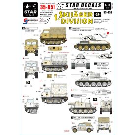 Star Decals Skijager Division Eastern front matrica