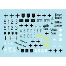 Star Decals Grille Ausf.H Sd.Kfz.138/1. 15cm sIG 33/1 auf Pz.Kpfw 38(t) matrica