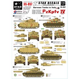 Star Decals German Tanks in Italy #6 matrica