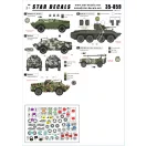 Star Decals Northern Alliance/Taliban/Afghanistan National Army matrica