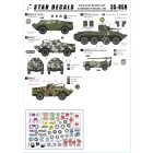 Star Decals Northern Alliance/Taliban/Afghanistan National Army matrica