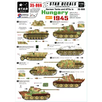 Star Decals German Tanks in Hungary 1945 3.