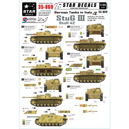 Star Decals German Tanks in Italy #2 matrica