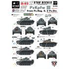 Star Decals Pz.Kpfw.III from Pz.Regiment 3, 2. Panzer Division matrica