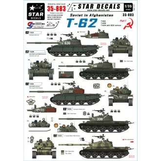Star Decals Soviet in Afghanistan #1 matrica