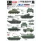 Star Decals JNA - Jugoslavian tank numbers 1990s matrica