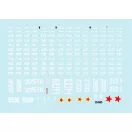 Star Decals JNA - Jugoslavian tank numbers 1990s matrica