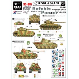 Star Decals Befehls-Panzers matrica