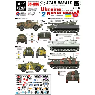 Star Decals Ukraine and Novorussiya (pt2) matrica