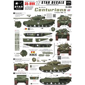   Star Decals 8th K.R.I.H Centurions in the Korean War 1950-51 matrica