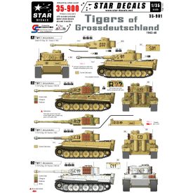   Star Decals Pz.Kpfw.VI Tigers of Grossdeutschland 1943-45 matrica