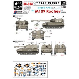 Star Decals Israeli AFVs pt2 matrica
