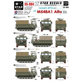Star Decals Israeli AFVs #1 matrica