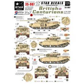 Star Decals British Centurions in Suez 1956 matrica