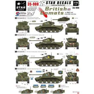 Star Decals British Comets in WWII and cold war matrica