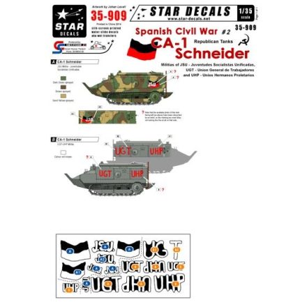 Star Decals Spanish Civil War #2 matrica