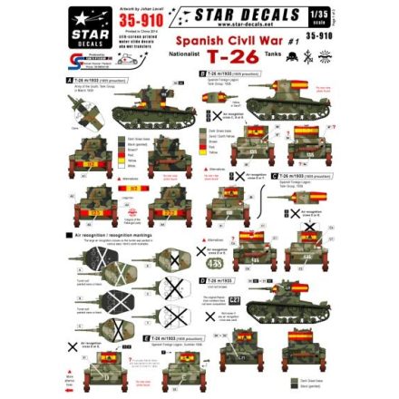 Star Decals Spanish Civil War #1 matrica