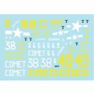 Star Decals Iwo Jima. Sherman Gun and Flame tanks matrica