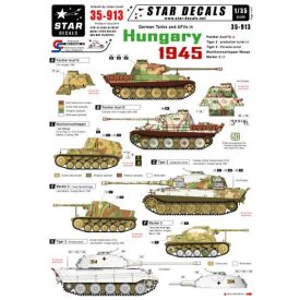 Star Decals German Tanks in Hungary 1945