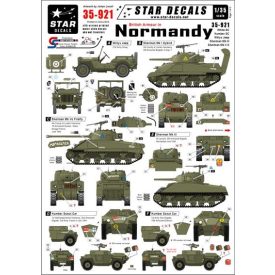 Star Decals British Armour in Normandy matrica