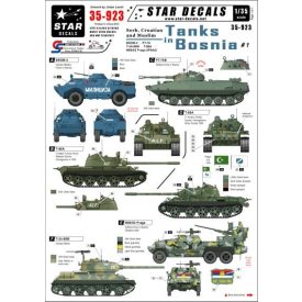 Star Decals Tanks in Bosnia #1 matrica