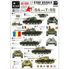 Star Decals Cold War Soviet T-54 and T-55 matrica