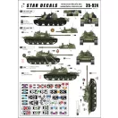 Star Decals Cold War Soviet T-54 and T-55 matrica
