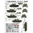 Star Decals Cold War Soviet T-54 and T-55 matrica