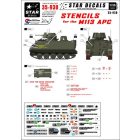 Star Decals Stencils for the M113 APC matrica