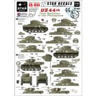 Star Decals U.S. 44th Tank Battalion in the Philippines matrica