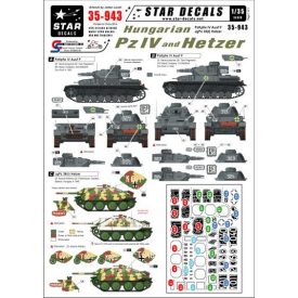   Star Decals Hungarian Pz.Kpfw.IV Ausf.F and Jagdpanzer 38(t) Hetzer