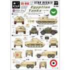 Star Decals Egyptian Tanks, 1950s matrica