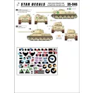 Star Decals Egyptian Tanks, 1950s matrica
