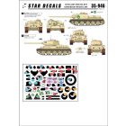 Star Decals Egyptian Tanks, 1950s matrica