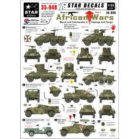 Star Decals Modern African Wars #3 matrica