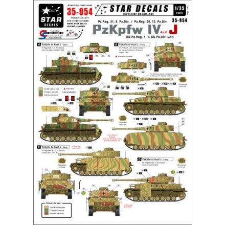 Star Decals Pz.Kpfw.IV Ausf.J matrica