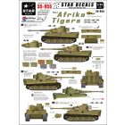 Star Decals Afrika Pz.Kpfw.VI Tigers #2 matrica